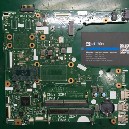 Thay cpu dán i3 6100u main dell inspiron 3467, 3567, vostro 3468, 3568