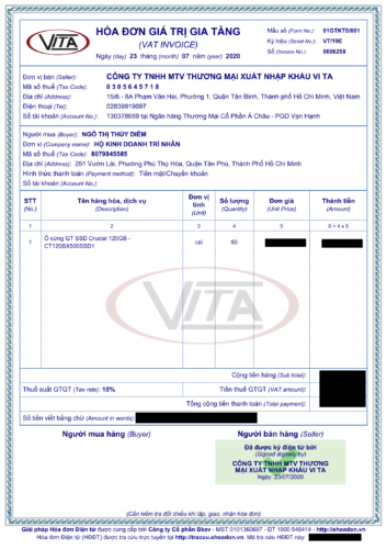 SSD Crucial sẵn hàng tại https://trinhanlaptop.vn